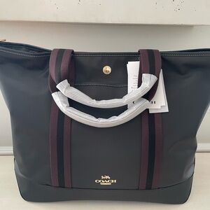 Coach Black and Brown Tote Bag